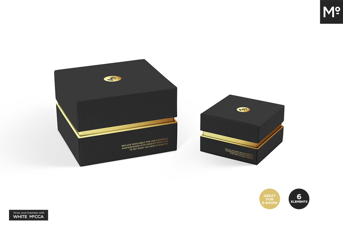 Jewelry Box Sets Mock-up, a Packaging Mockup by BlackMocca (Photo 18 of 36)