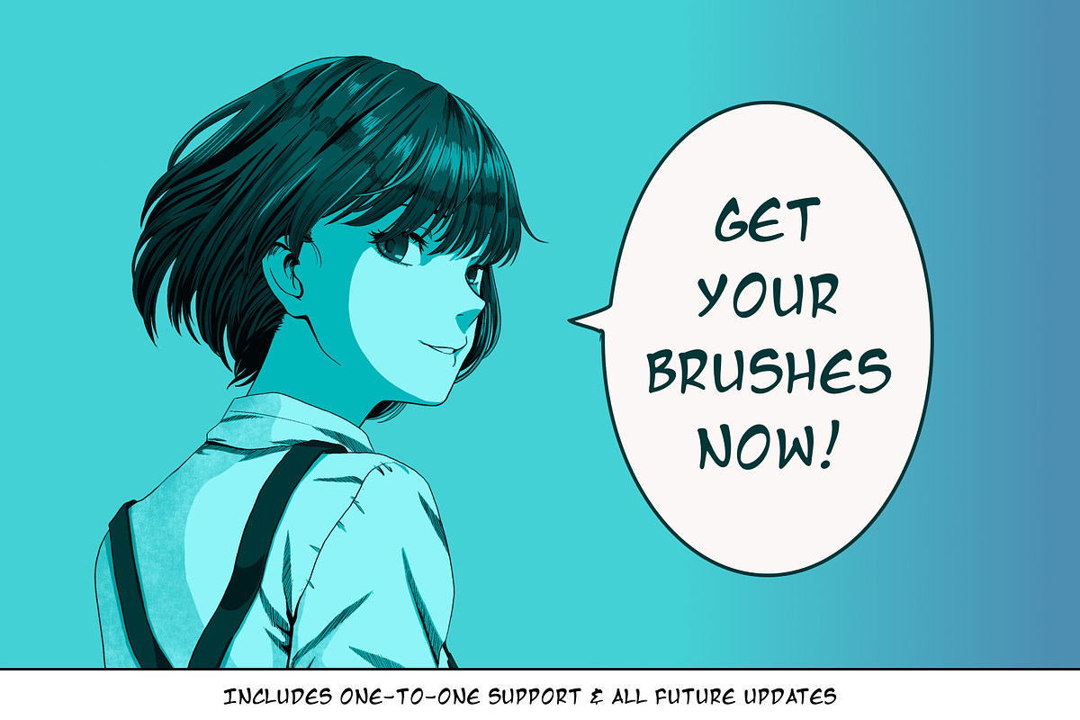 Manga Procreate Brushes & Anime Pens, a Brush Add-On by Delightful Design (Photo 5 of 5)