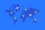 Plane Tracking Ai/PSD inside, a Graphic by Alexey Yarkin (Thumbnail 2 of 2)