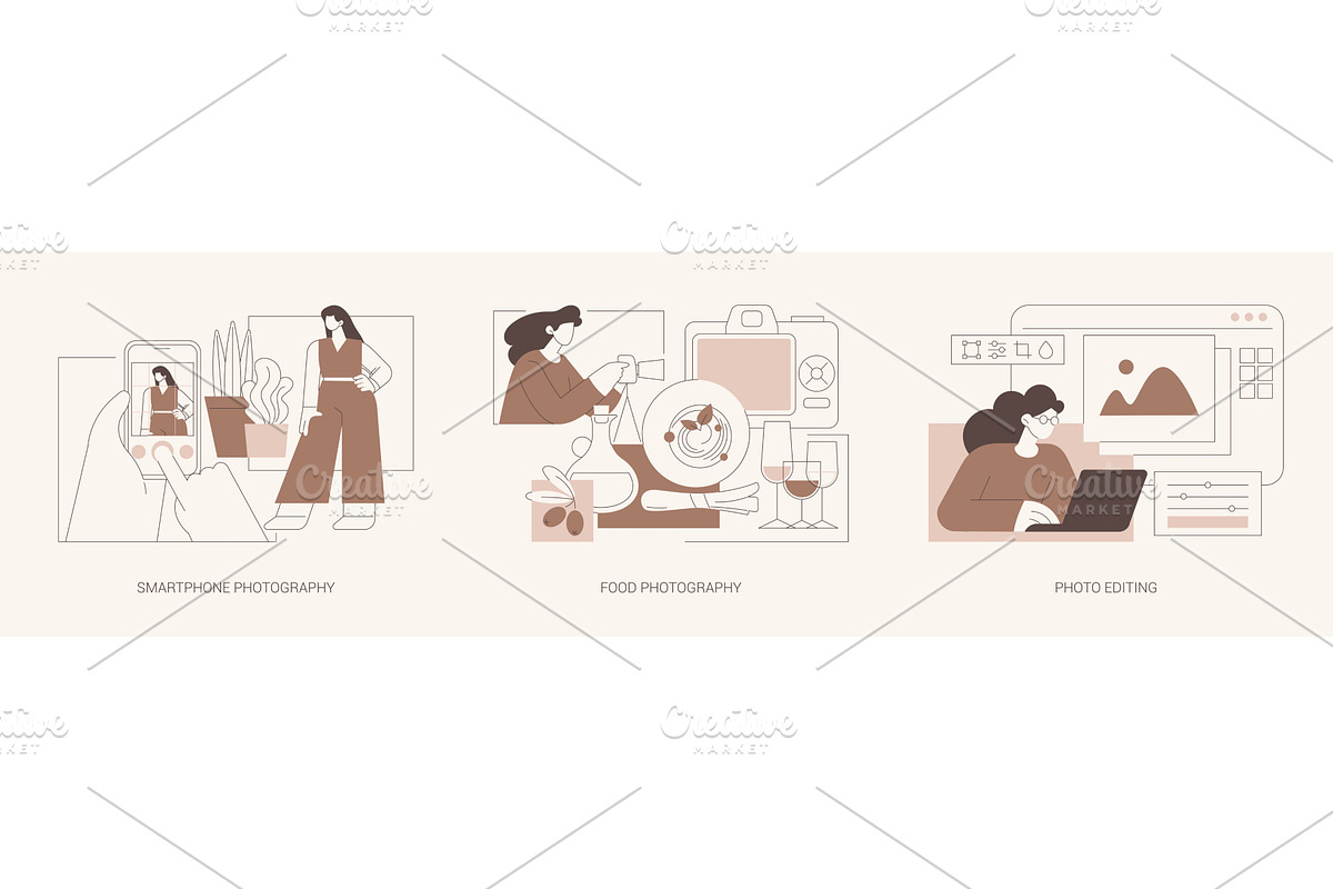 Photography as a hobby isolated, a Person Illustration by Visual Generation