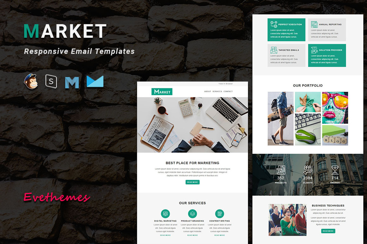 MARKET - Responsive Email Template, an Email Template by evethemes (Photo 1 of 3)