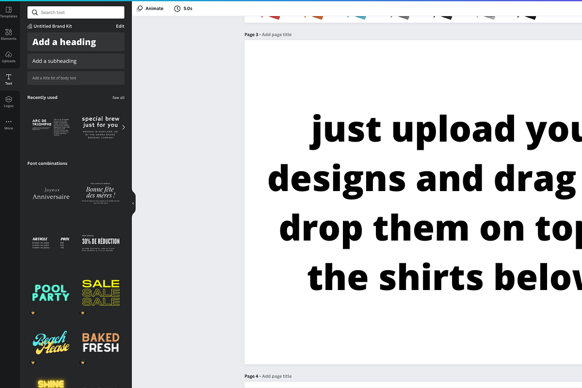 Canva Template Bella Canvas 3001, a Shirt Mockup by lock and page (Photo 4 of 6)