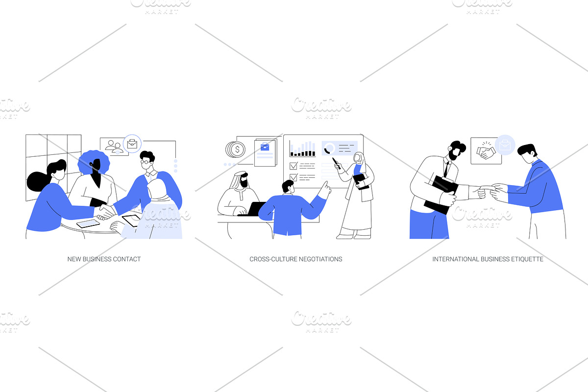 Business meeting at conference, a Finance Illustration by Visual Generation