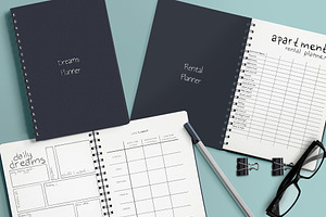 10 Hand Drawn Notebook Planners