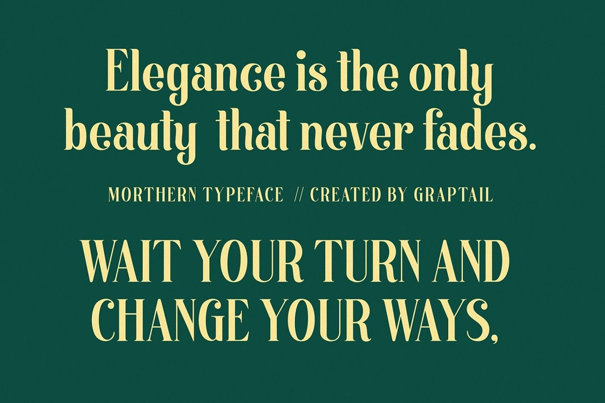Morthern Font + Extras preview 5