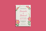 Armani Wedding Invitation Template, an Invitation Template by iDoodle Studio (Thumbnail 1 of 4)