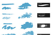 Clouds Procreate Brushes, a Brush Add-On by ArtbyHien (Thumbnail 2 of 8)