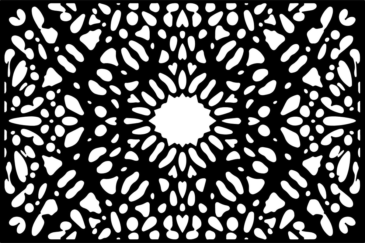 Geometric Laser Cut Panel Set, an Object Graphic by Designer_Momina (Photo 10 of 13)