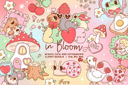 Love in Bloom - Valentine Cliparts, an Animal Illustration by Huxmay (Thumbnail 1 of 7)