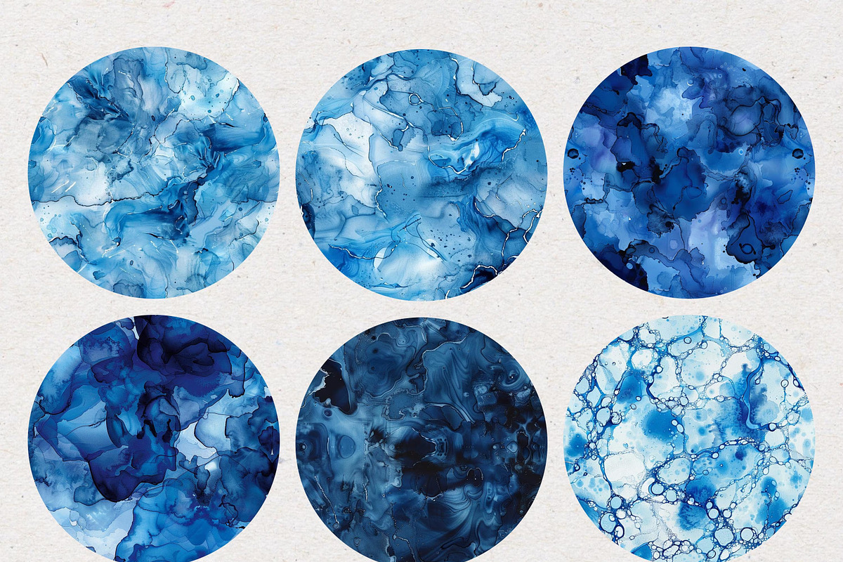 Blue Marble Texture Seamless Paper, a Texture Graphic by Natural Planners (Photo 2 of 3)