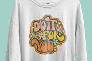 Do It For You Retro T-Shirt Design, an Object Illustration by Ahluva Studio (Thumbnail 4 of 6)
