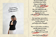 Absolute Subject Film | With Extras, a Handwritten Font by Metasena Typefoundry (Thumbnail 2 of 10)