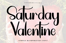 Saturday Valentine
