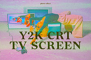 Y2K CRT TV Screen Photo Effect, a Layer Style Add-On by smishura (Thumbnail 1 of 4)