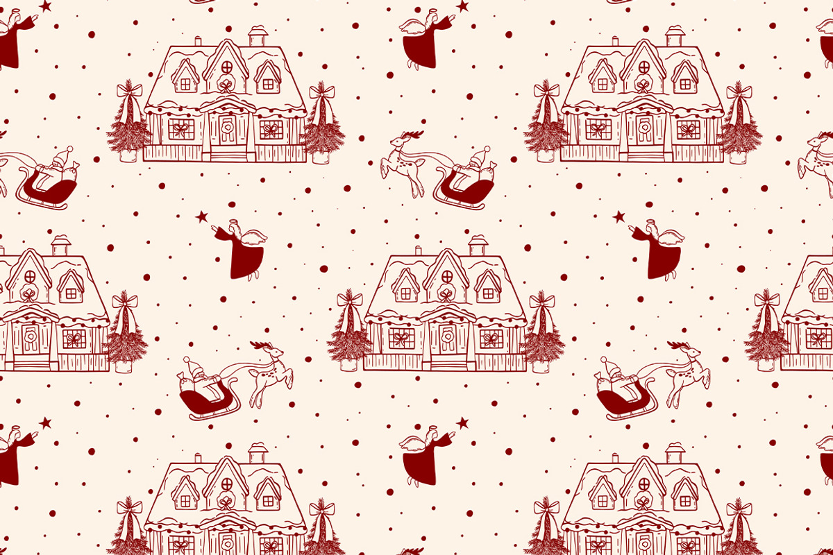 Whimsical Set Cozy Christmas, a Seasonal Illustration by ViktoriyaD (Photo 14 of 20)