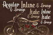 Tracker - Vintage Style Font, a Font by JumboDesign (Thumbnail 2 of 5)