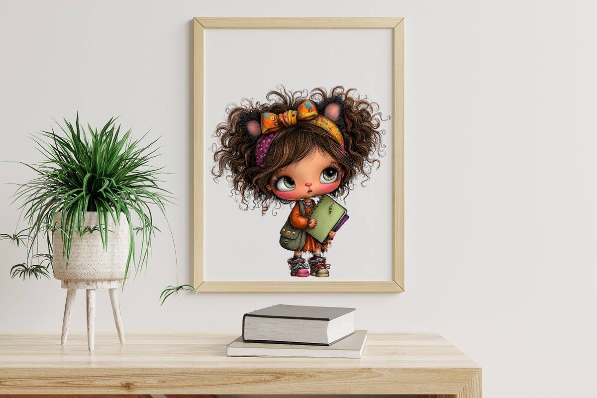 Quirky Girl Clipart, an Illustration by Libby Wishes (Photo 4 of 8)