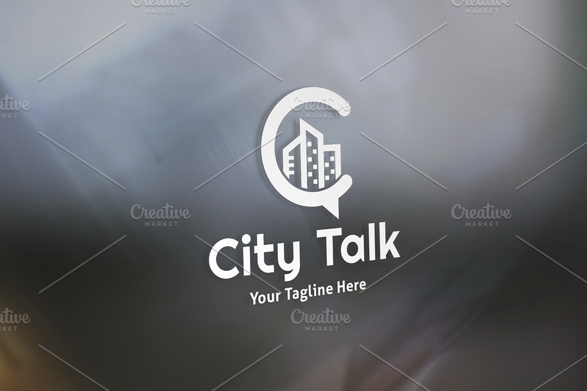 City Talk Logo, a Branding & Logo Template by Martin-Jamez (Photo 2 of 3)