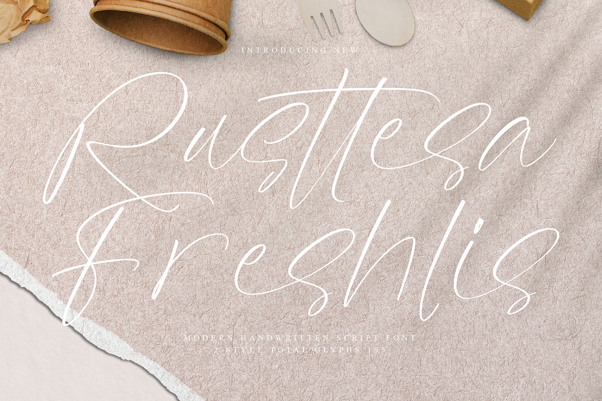 Rusttesa Freshlis, a Handwritten Font by operatype.co (Photo 1 of 15)