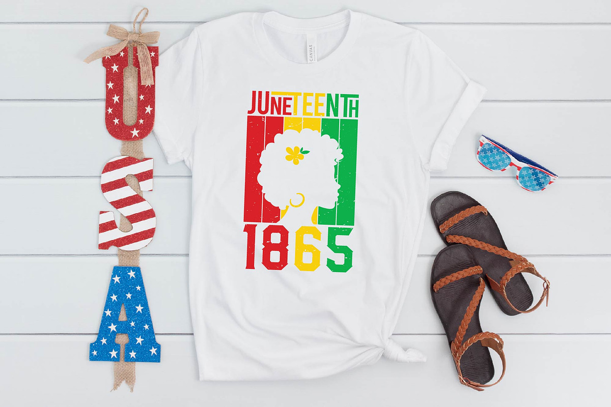 Juneteenth Woman Silhouette SVG, an Object Graphic by BeeCraftR (Photo 2 of 4)