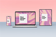 Digital Devices Screen Mockup Set, a Device Mockup by Runend (Thumbnail 9 of 20)