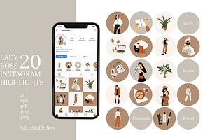 20 Lady Boss Instagram Highligts