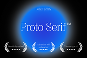 Proto Serif Font Family, a Serif Font by Bukva™ Type Foundry (Thumbnail 1 of 16)