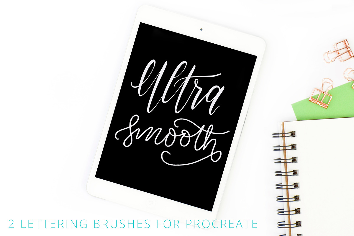 Ultra Smooth Procreate Brush Duo