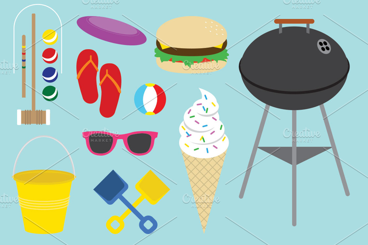 Summer Vector Pack, a Graphic by Flavor Graphics | Creative Market