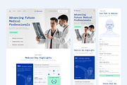 Medical School Website UI Figma, an UI Kit Template by peterdraw (Thumbnail 7 of 7)