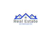 Real Estate & Roofing logo, a Branding & Logo Template by ND Creative (Thumbnail 3 of 3)