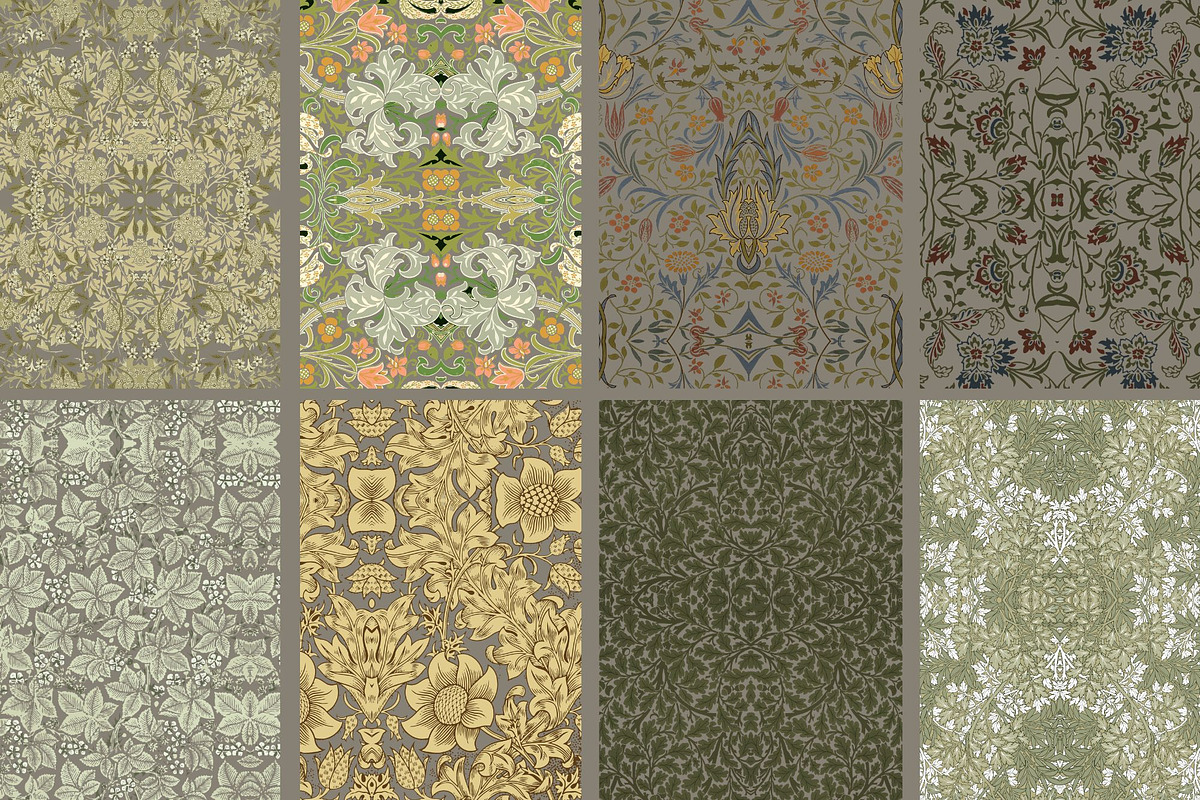 William Morris Seamless Pattern 16, a Pattern Graphic by ARTOZEN DIGITAL (Photo 14 of 16)