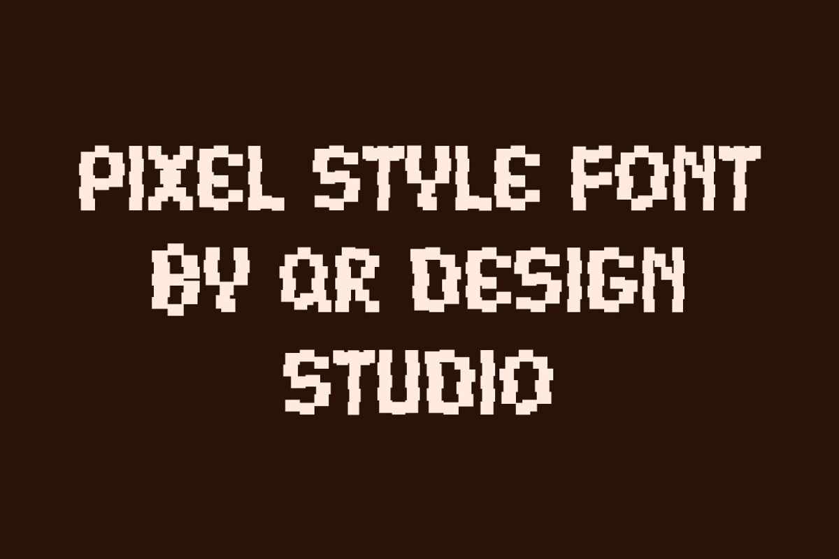 Gamebid Pixely - Game Font, a Sans Serif Font by QR Design Studio (Photo 3 of 6)