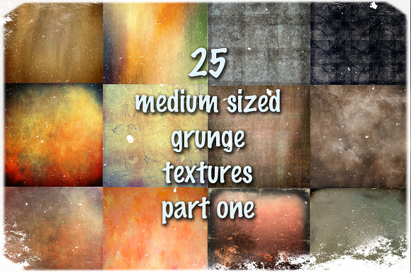 25 medium sized grunge textures 1 preview 4