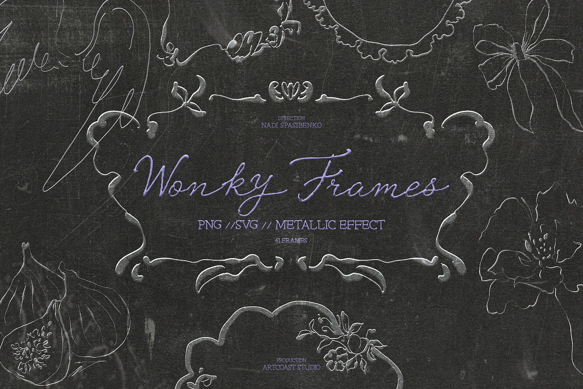 Hand-Drawn Vintage Wonky Frames, an Object Graphic by nadispasibenko (Photo 1 of 9)
