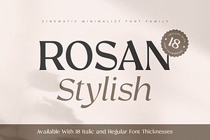 Rosan Stylish - Minimalist Font