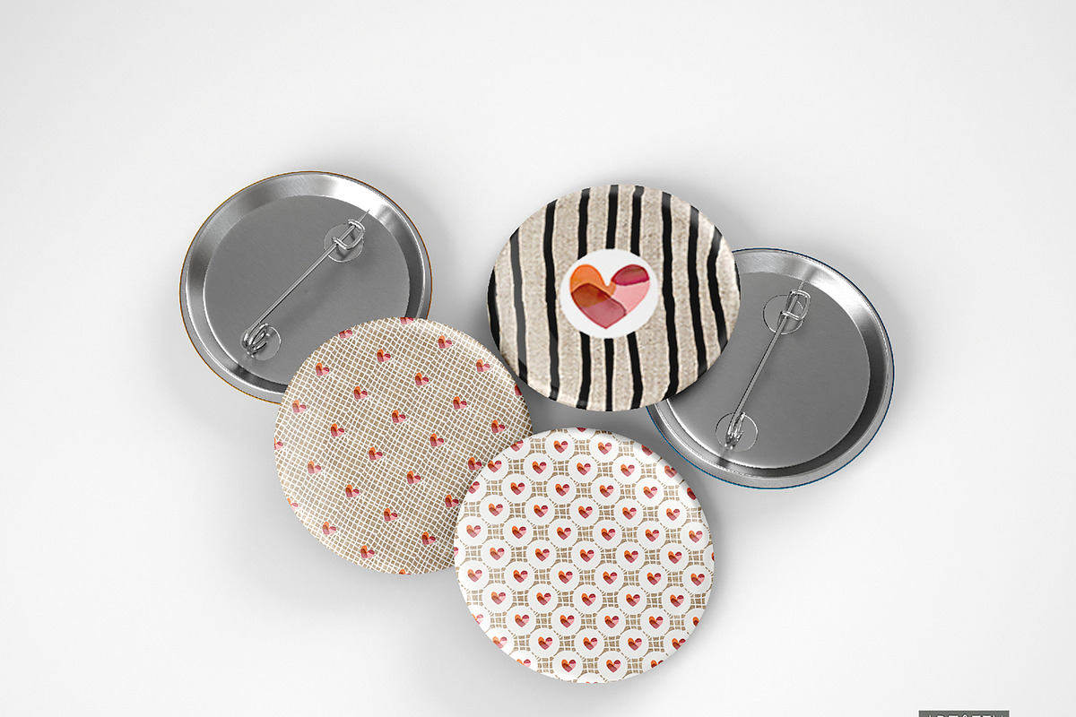 Heart Abstract Seamless Patterns C, a Pattern Graphic by ARTOZEN DIGITAL (Photo 13 of 22)