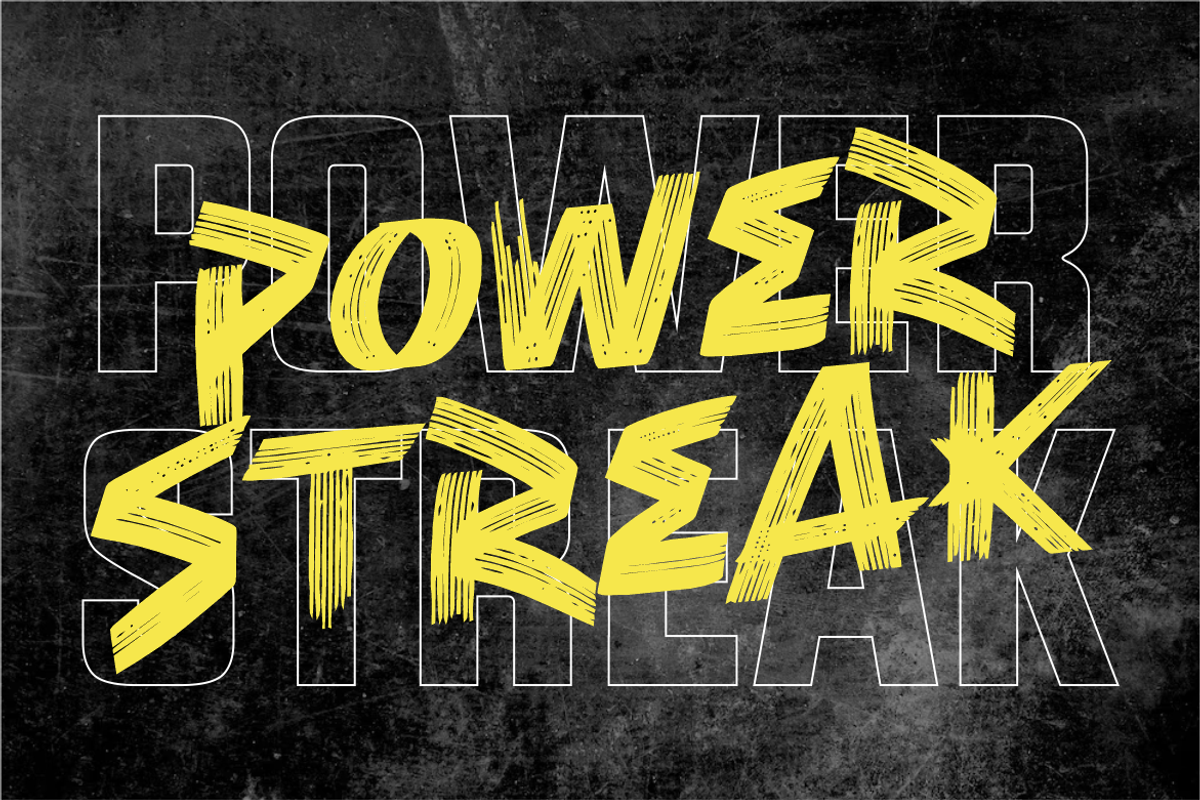 Boost Stroke - Brush Font, a Font by PutraCetol Studio (Photo 2 of 5)