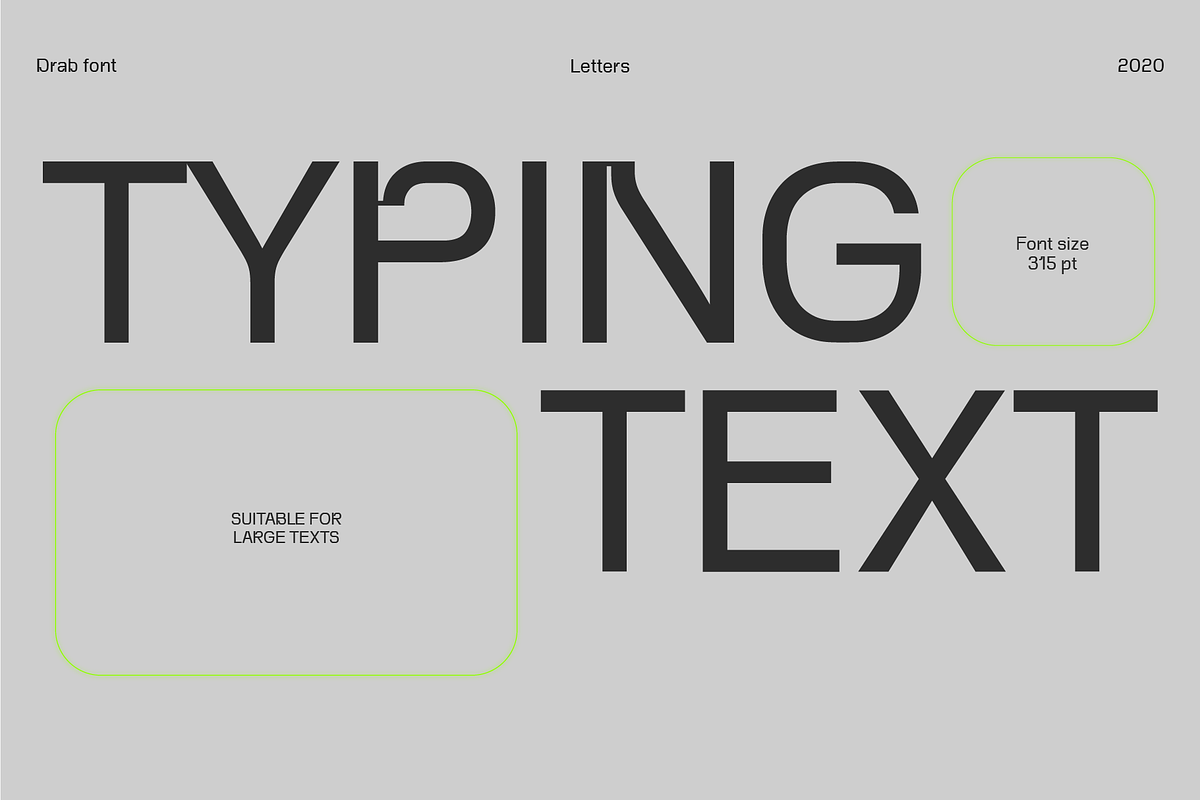 Drab — modern grotesk font, a Sans Serif Font by Viktor Pesotsky | Fonts (Photo 10 of 18)