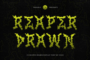 CS Reaper Drawn, a Blackletter Font by Craft Supply Co. (Thumbnail 1 of 8)