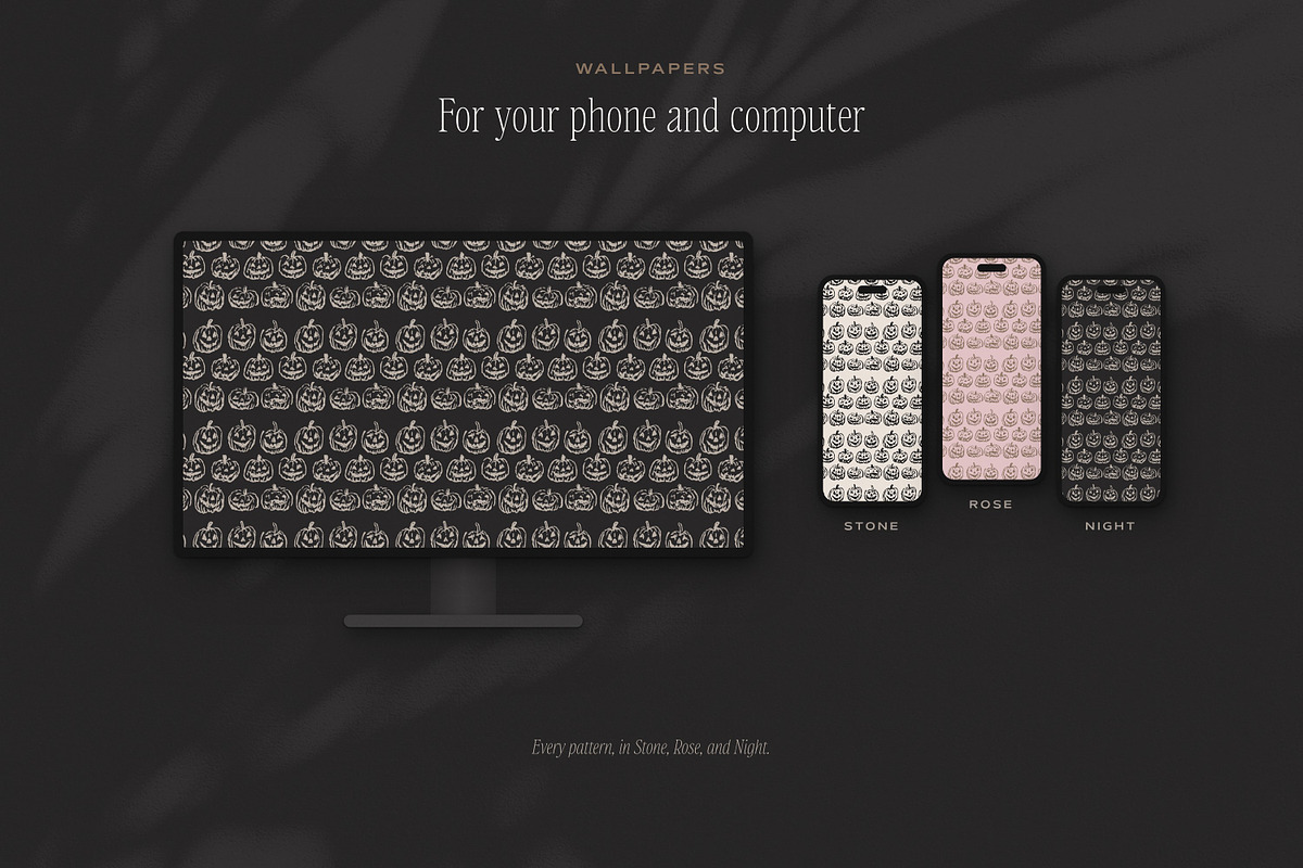 Spooky Halloween Seamless Patterns, a Pattern Graphic by The October Creative (Photo 10 of 12)