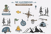 Mountain Journey - a Fun Font Duo, a Script Font by DreamONprints (Thumbnail 5 of 7)