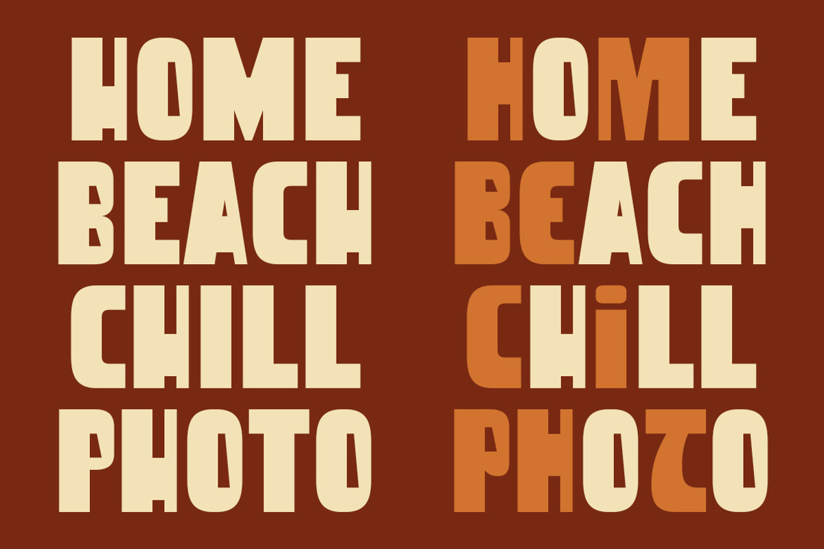 DT Nachis - Retro Sans Display, a Font by Dryy.type (Photo 5 of 9)