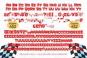 Rocket Track Modern Racing Font, a Sans Serif Font by timelesstype.co (Thumbnail 19 of 20)
