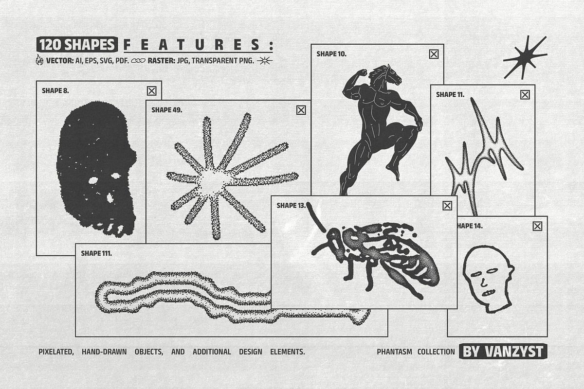 120 Phantasm Graphic Pack, a Graphic by Vanzyst (Photo 2 of 12)