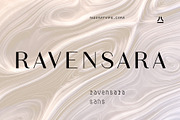 Ravensara Sans | 7 fonts, a Sans Serif Font by NAUM (Thumbnail 1 of 6)