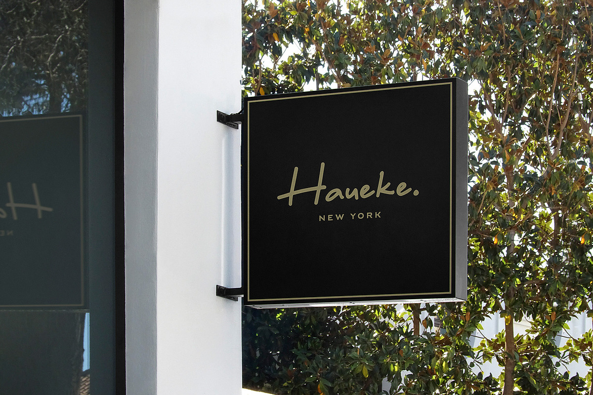 Logo Mockup Modern Black Sign, an Advertising Mockup by Asylab (Photo 3 of 5)
