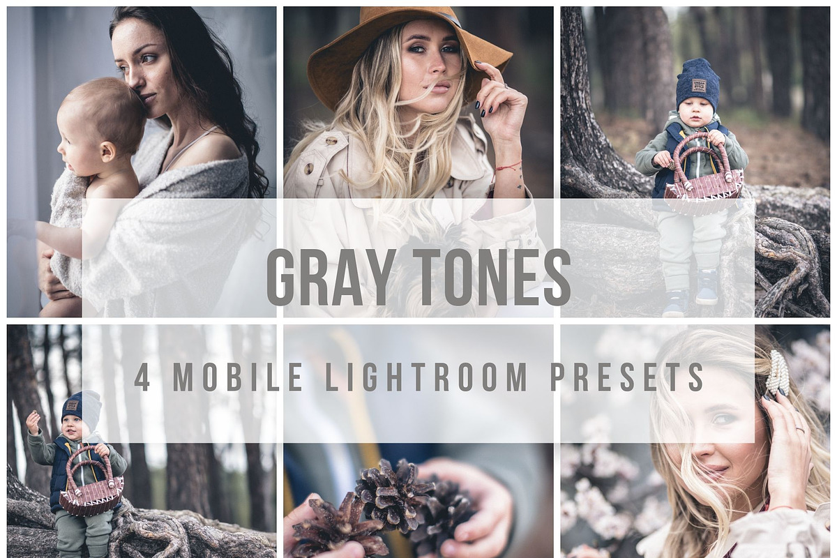 Mobile Lightroom Presets Gray tones, a Preset Add-On by 4presets (Photo 1 of 10)