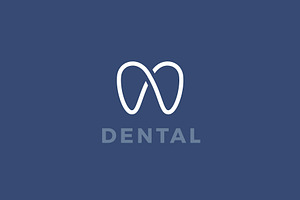 Modern minimal dentist logo design., a Branding & Logo Template by lettett