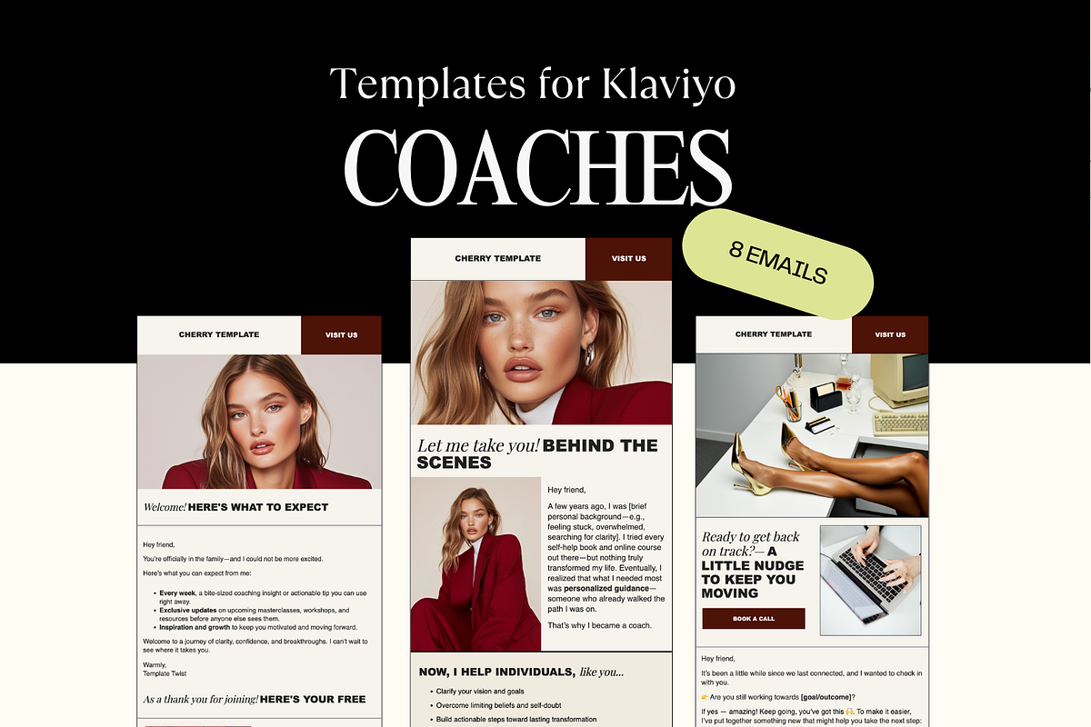 Klaviyo Email Templates for Coaches